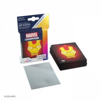 【Asmodee桌遊】漫威牌套:鋼鐵人 Marvel Art Sleeves Iron Man｜卡套 50+1 張｜卡牌保護
