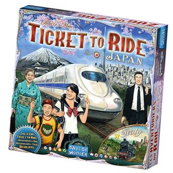 【Asmodee桌遊】鐵道任務地圖擴充:日本＆義大利(英文版) Ticket to Ride Japan & ItalyEN
