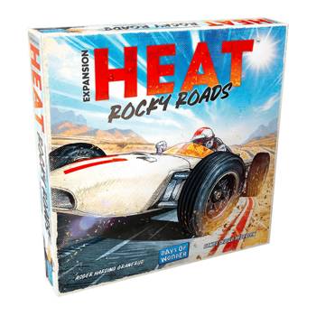 【Asmodee桌遊】熱力狂飆 崎嶇道路擴充 英文版 HEAT Rocky Roads EN 賽車競速桌遊擴充