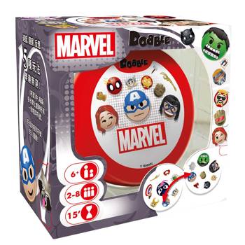 【Asmodee桌遊】嗒寶 漫威表情符號 中文版 Dobble Marvel Emojis｜快手找圖桌遊