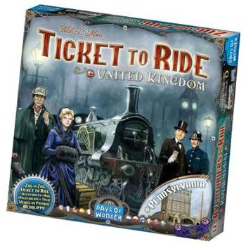 【Asmodee桌遊】鐵道任務 英國擴充 英文版 Ticket to Ride:United Kingdom (EN)
