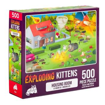 【Asmodee桌遊】爆炸貓 1000片拼圖:群貓聚會 英文版｜Exploding Kittens Puzzle｜爆炸貓周邊